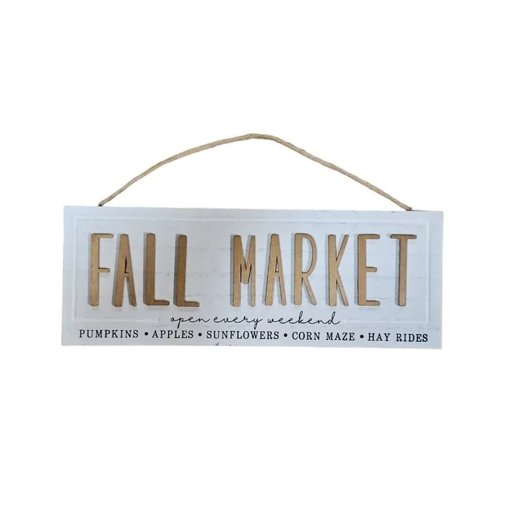 Fall Market Hanging Wall Art‎